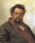 Portrait of Modest Mussorgsky, Ilya Repin